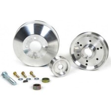 BBK 96-01 Mustang 4.6 GT Cobra Underdrive Pulley Kit Lightweight Billet Aluminum picture