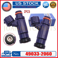 2Pcs Fuel Injectors For 2009-2023 Kawasaki Mule 4000 / 4010 49033-2060 EAT259 picture