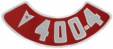 PONTIAC 400 4V AIR CLEANER DECAL 1958 - 1977 BONNEVILLE GRAND PRIX GTO LEMANS picture