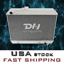 Alum 4Rows Radiator For 1964-1967 Pontiac Le-Mans/Tempest/GTO 3.8L 6.6L 5.3L V8 picture