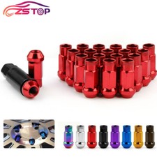 20PCS M12x1.5mm/1.25mm Extended Steel Tuner Open Ended Wheel Lug Nut For Honda picture