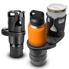 2-in-1 Car Cup Holder Expander Adjustable Base Large Bottle Cup Holder picture