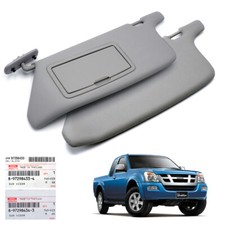Lh + Rh Interior Sun Visor Shade Guard Trim For Isuzu D-max Pick Up 2003 2011 picture