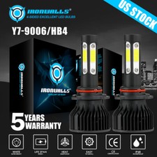 4-Sides 9006 HB4 LED Headlight Bulbs Kit White Low Beam Super Bright 1500000LM picture