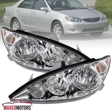 Headlights Fits 2005-2006 Toyota Camry Head Lamps Replacement Left+Right 05-06 picture