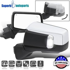 For 2019-2026 GMC Serria 1500 Power Mirrors+ Heated/BSM/Puddle/Sensor L+R Pair picture