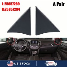 A Pair Front Door Upper Trim Panel Compatible with Chevrolet Silverado 2007-2014 picture