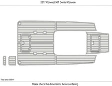 DuraEVA EVA Foam Boat flooring 2017 Concept 30ft Center Console picture