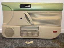 98-10 Volkswagen Beetle CYBERGREEN /BEIGE  TAN Right Passenger Door Panel Manual picture