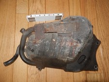 *READ* 1985 Honda Elite 150 CH150 Exhaust Muffler NO HEAT SHIELD BROKEN SCREWS picture