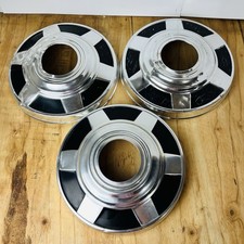 Vintage Original (x3) OEM Chevy / GMC Open Dog Dish Hubcap / Center Cap picture