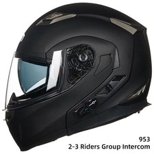 ILM Bluetooth Built-in Modular 2-3 Riders Group Motorcycle Helmet Full Face DOT picture
