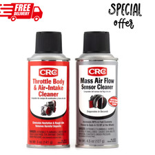 CRC 05111 MAF Mass Air Flow Sensor & Throttle Body Intake Cleaner Twin Pack Kit. picture