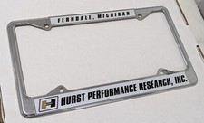 Hurst Performance Research License Plate Frame - Hurst/Olds W-30 GTO Judge Mopar picture