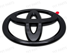 NEW 2023-2025 Toyota Sequoia Tundra Gloss Blackout Overlay Front Grille Emblems picture