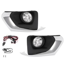 For 18-21 Chevy Traverse Driver/LH+Passenger/RH Fog Lights+Bezel+Harness+Switch picture