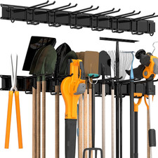 Garage Wall Organizer, Heavy Duty Tool Hangers for Garage Wall with 8 Double picture