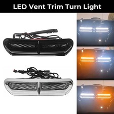 Turn Signal Light Fairing Vent Trim Lights for Harley Touring Street Glide 2014+ picture