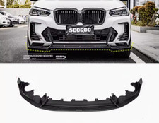 3PCS Dry Carbon Fiber Exterior Front Bumper Lower Guard For BMW X3 2022-2024 picture