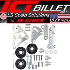 ICT Billet LSA 8 Rib Idler and 6 & 8 Rib Belt Tensioner Bracket picture