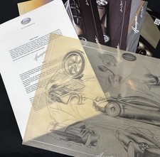 Pagani Huayra 2011 Official Press Kit Complete Set Design Sketches Rare OEM picture