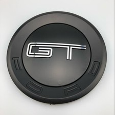 Chrome Black Decklid Emblem 5.9'' Round Trunk Badge For Mustang SHELBY GT500 picture