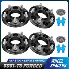 (4) 20MM 5x4.5 5x114.3 Hubcentric Wheel Spacers 12x1.5 For 2006-2022 Honda Civic picture