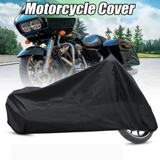 Universal Motorcycle Cover Waterproof UV Dustproof Scooter Bike Reflective Strip picture