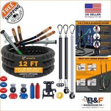 12FT Semi Truck Air Lines Kit with Glad Hands & 3 Tender Spring Kits - 225 PSI picture