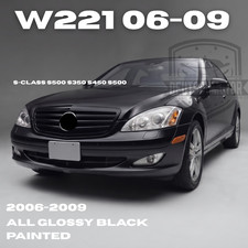 for Mercedes w221 S350 S450 S500 grille glossy black 3 Fins S-class 2006-2009 picture