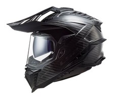 NEW LS2 Explorer CARBON Adventure Dirt Bike Helmet Matte Black All Sizes picture