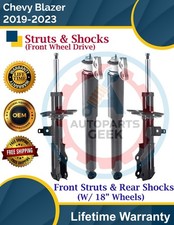 New OE Front Strut & Rear Shock For 2019-2023 Chevy Blazer 2WD Lifetime Warranty picture