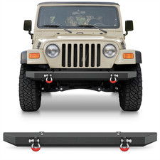 For 1987-2006 Jeep Wrangler YJ/TJ/LJ Offroad Front Bumper with D-ring Shackles picture