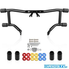 Engine Guard Flat Out Highway Crash Bar for Harley Touring 14-26 w/Frame Sliders picture