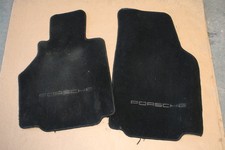 97-04 Porsche 986 Boxster / 99-05 996 Front Floor Mats Right & Left Black picture