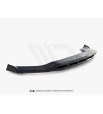 Maxton Design Front Splitter Porsche Cayenne Coupe MK3 2019-2023 Gloss Black picture