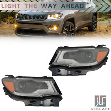 For 2017-2021 Jeep Compass HID/Xenon LED DRL Projector Headlight Right+Left Side picture