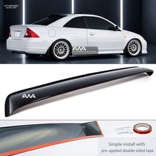 Fits 01-05 Honda Civic Coupe 2Dr Rear Window Roof Visor Spoiler Wing Acrylic picture