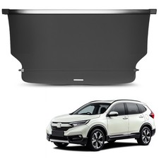 Black Rear Cargo Cover for Honda CR-V MK4 2012-2016 Retractable Trunk Shade ABS picture