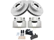 For 1994-1999 Dodge Ram 1500 Brake Pad Rotor and Caliper Set Front 42954HP 1995 picture