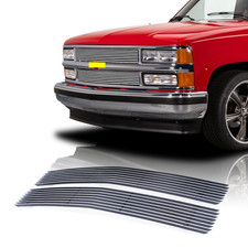 Polished Grill Fits Chevy 94-99 C/K Pickup/Suburban/Tahoe/Blazer Billet Grille picture