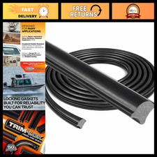 25' EPDM Dense Rubber Window Locking Gasket for Dual Piece Locks - Black Seal picture
