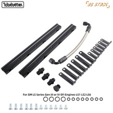 For GM LS Gen III or IV EFI Engines LS1 LS2 LS6 LS3 L92 Fuel Rail Kit Aluminum picture