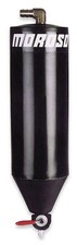 Moroso 63657 Radiator Overflow Tank, 1 quart Black Plastic 10.5 x 3 in. picture