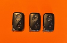 LOT OF 3 OEM LEXUS SMART KEY FOB REMOTES HYQ14AAB 4 BUTTONS picture