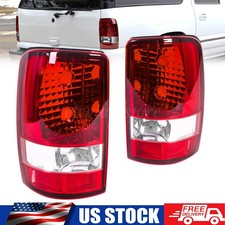 Clear Red Tail Lights Rear Lamps For Chevy Suburban Tahoe 2000-2006 Chevrolet picture