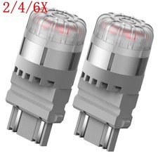 2/4/6X 3157R 3156 Red LED Brake Tail Stop Light/Parking Bulbs High Power 2F3 picture