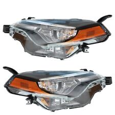 Headlight Lamps Assembly Pair For 2017-2019 Toyota Corolla L Le Eco Left+Right picture
