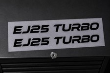 (2pk) EJ25 Turbo 8” Decals Stickers | Subaru Wrx, Wrx STI, Legacy, Forester picture