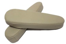 Fits 11-17 Nissan Quest Beige Synthetic Leather Seat Armrest Covers - SET picture
